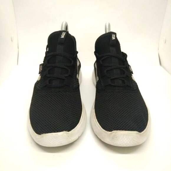 Vans Ultracush Lite Athletic Sneakers Youth Size 5 Black Grey White Vans Kids Sn - Picture 3 of 8